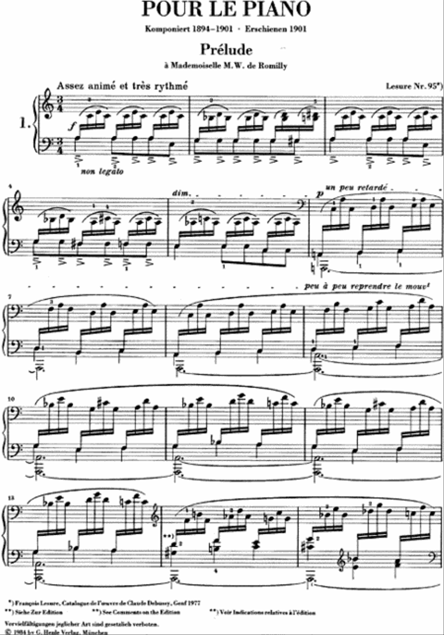 Pour le Piano Piano Solo scores gallery preview page 2