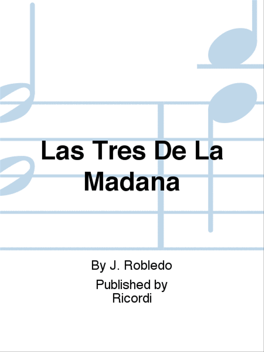 Las Tres De La Maðana School and Community scores gallery preview page 1