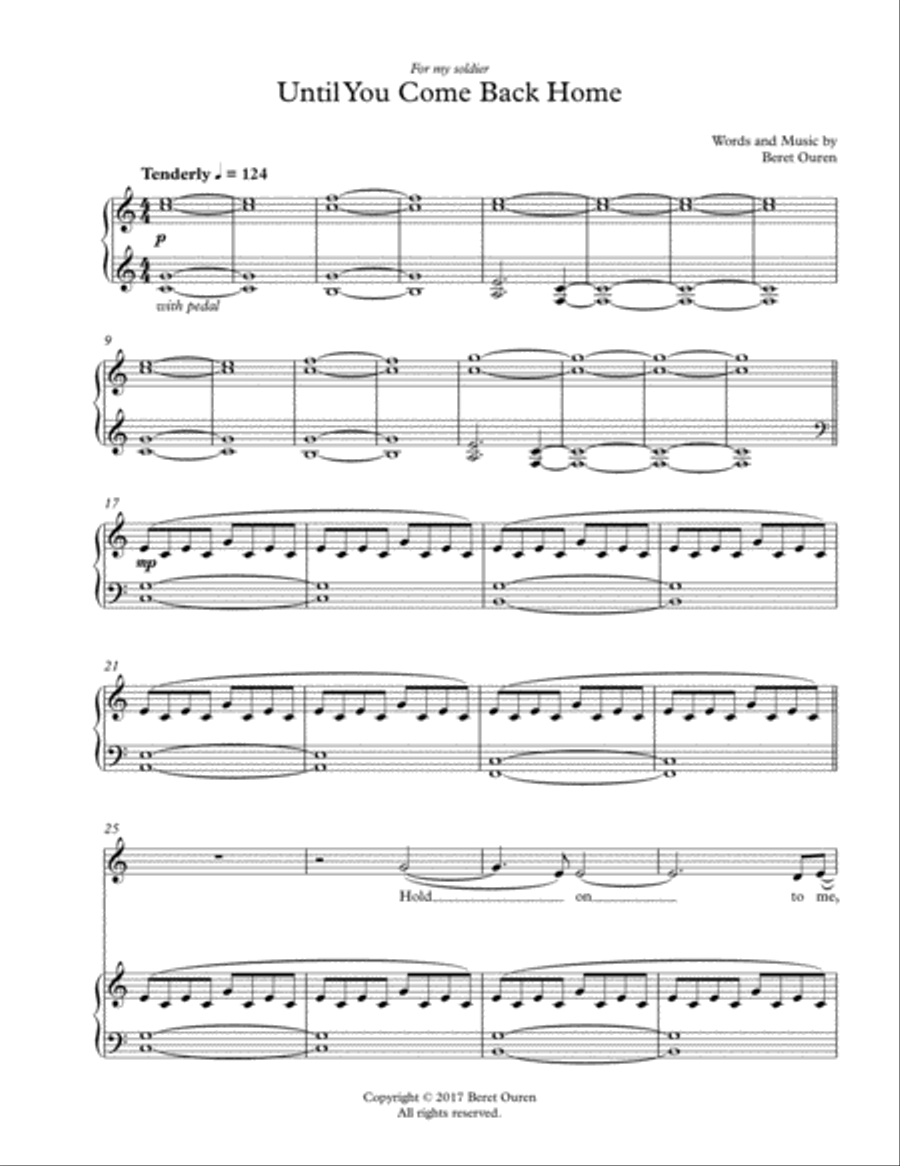 Until You Come Back Home Voice scores gallery preview page 1
