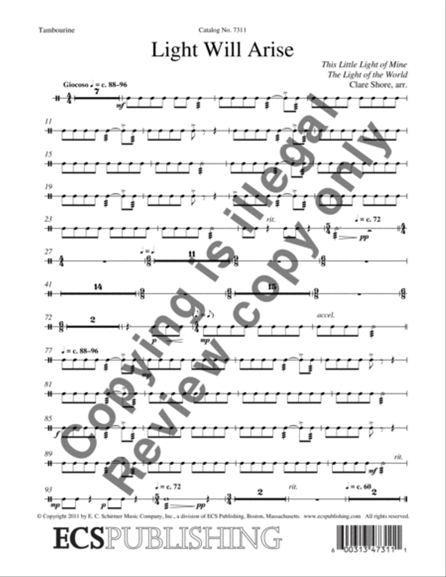 Light Will Arise 4-Part scores gallery preview page 4