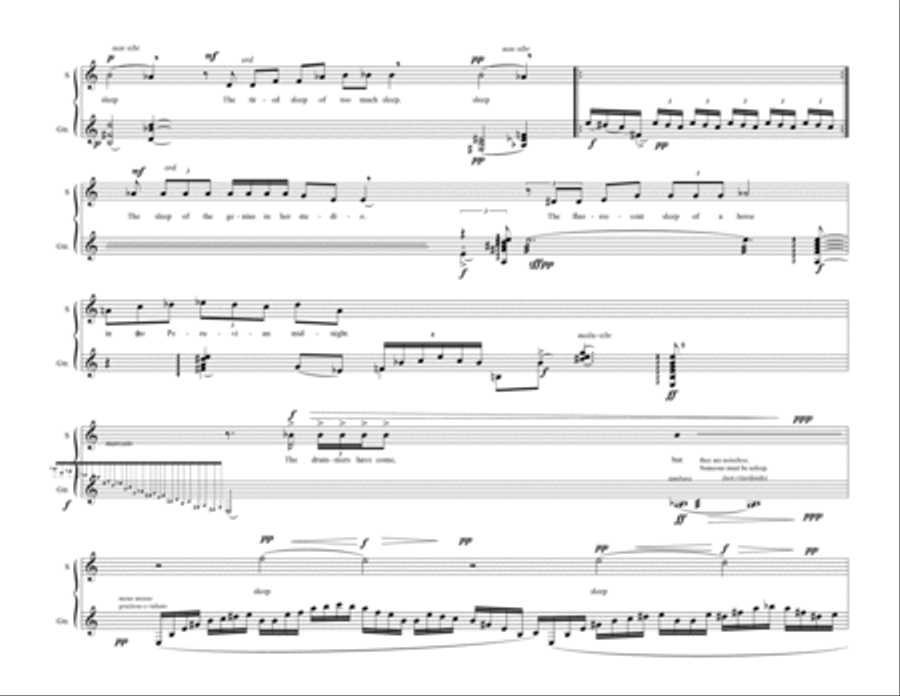 Sleep and the Room Guitar scores gallery preview page 5