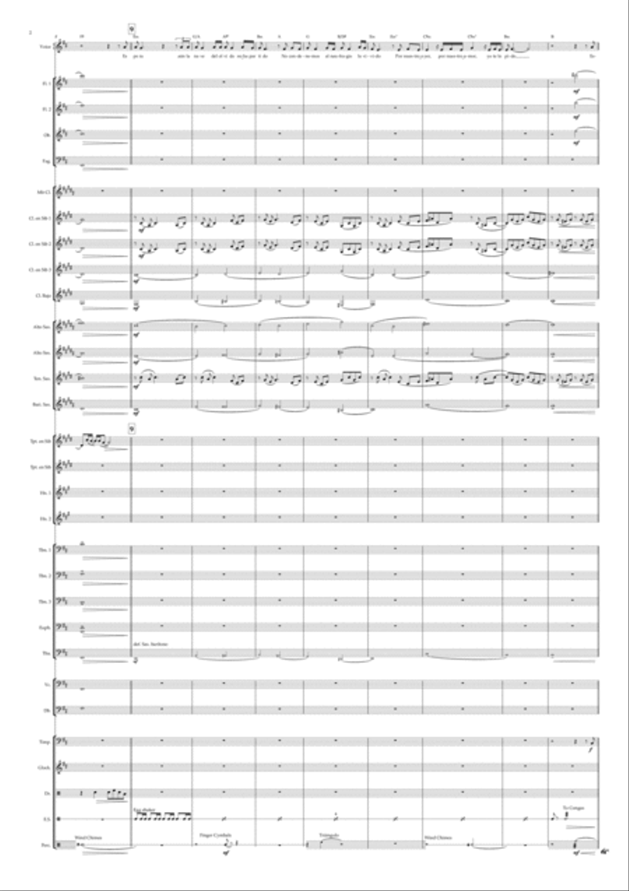 La Nave del Olvido Concert Band scores gallery preview page 2