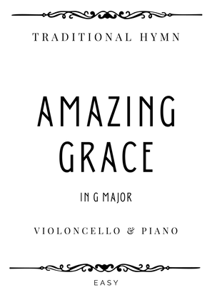Hymn - Amazing Grace (How Sweet The Sound) in G Major - Easy