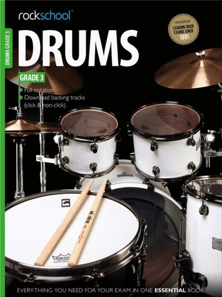 Rockschool Drums Grade 3 2012-2018 Drums scores gallery preview page 1