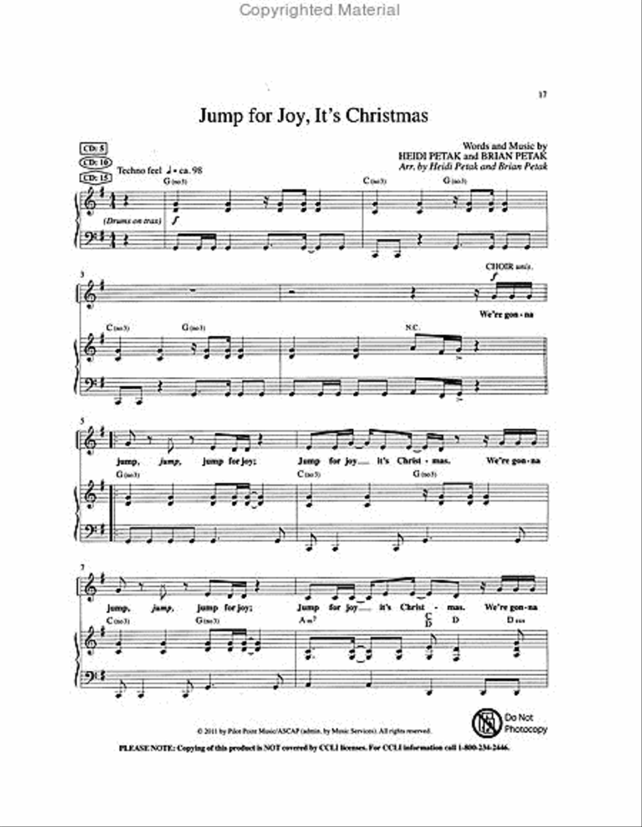 <br>Sheet music extract