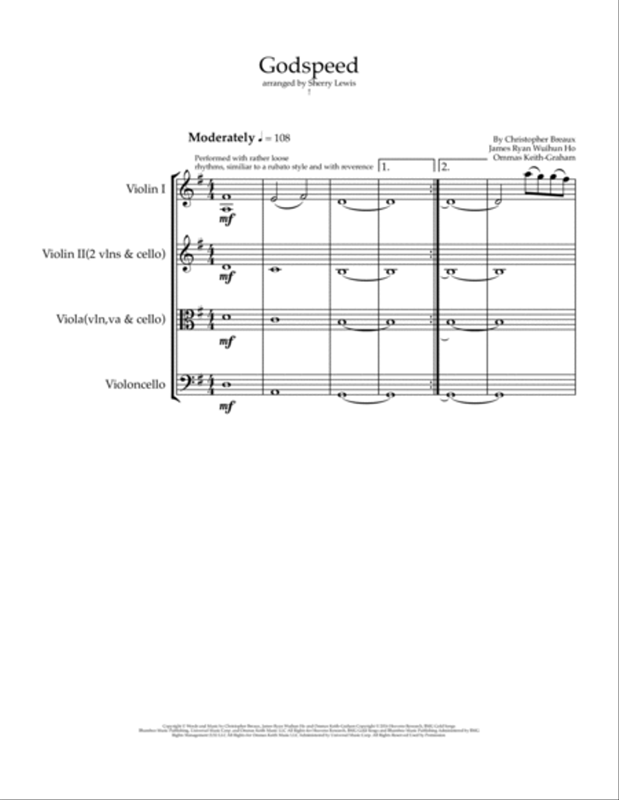 Godspeed String Trio scores gallery preview page 3