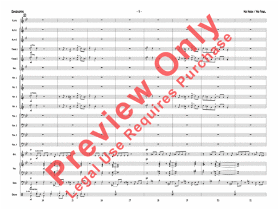 No Harm / No Fowl Jazz Ensemble scores gallery preview page 6