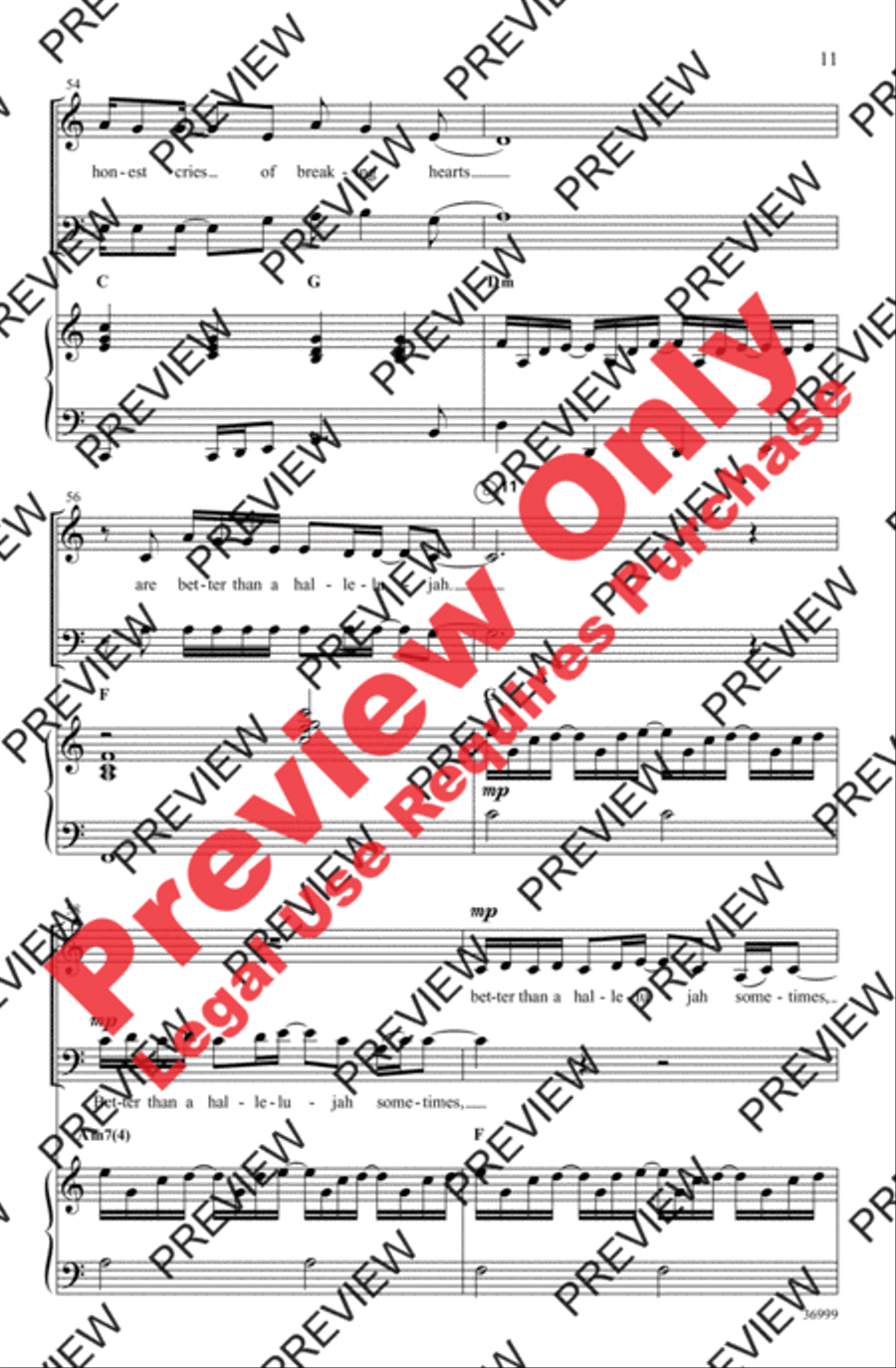 Better Than a Hallelujah Better Than a Hallelujah 2-Part scores gallery preview page 11