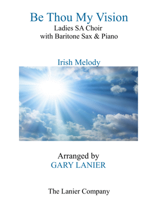 Book cover for BE THOU MY VISION (Ladies SA Choir, Baritone Sax and Piano)