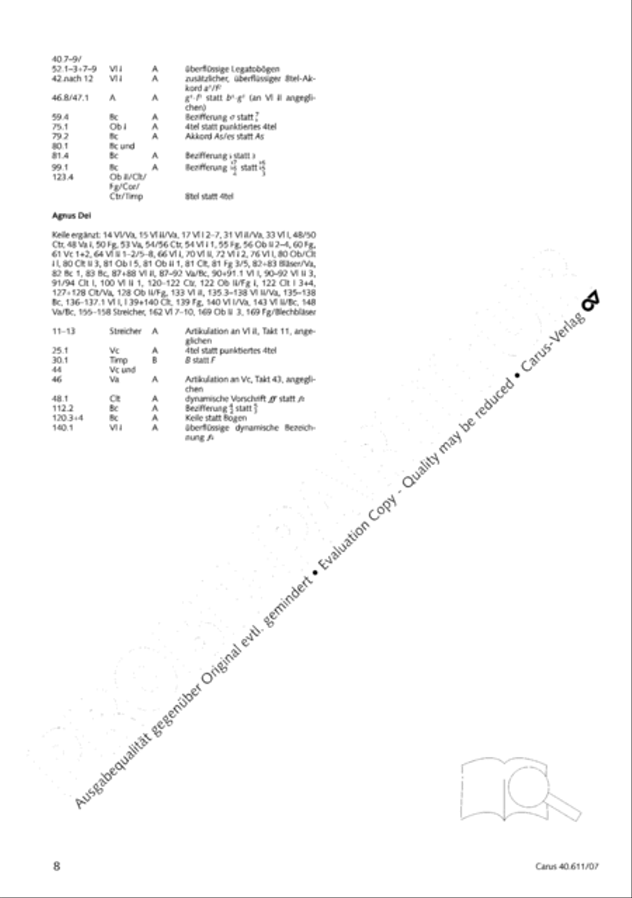 Missa solemnis in B Missa solemnis in B 4-Part scores gallery preview page 9