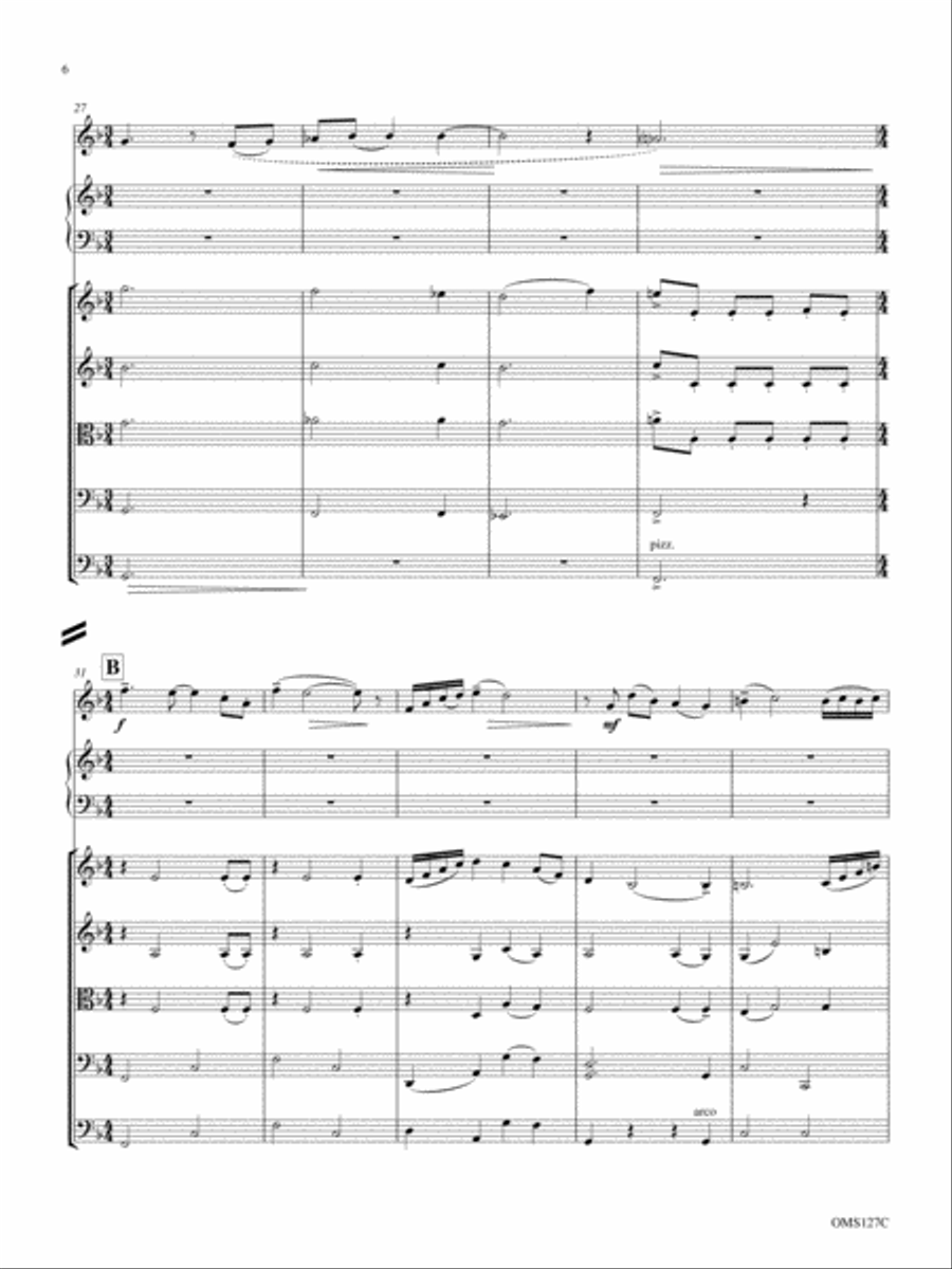 Red Cherry Lark (from Summer Suite) String Orchestra scores gallery preview page 6