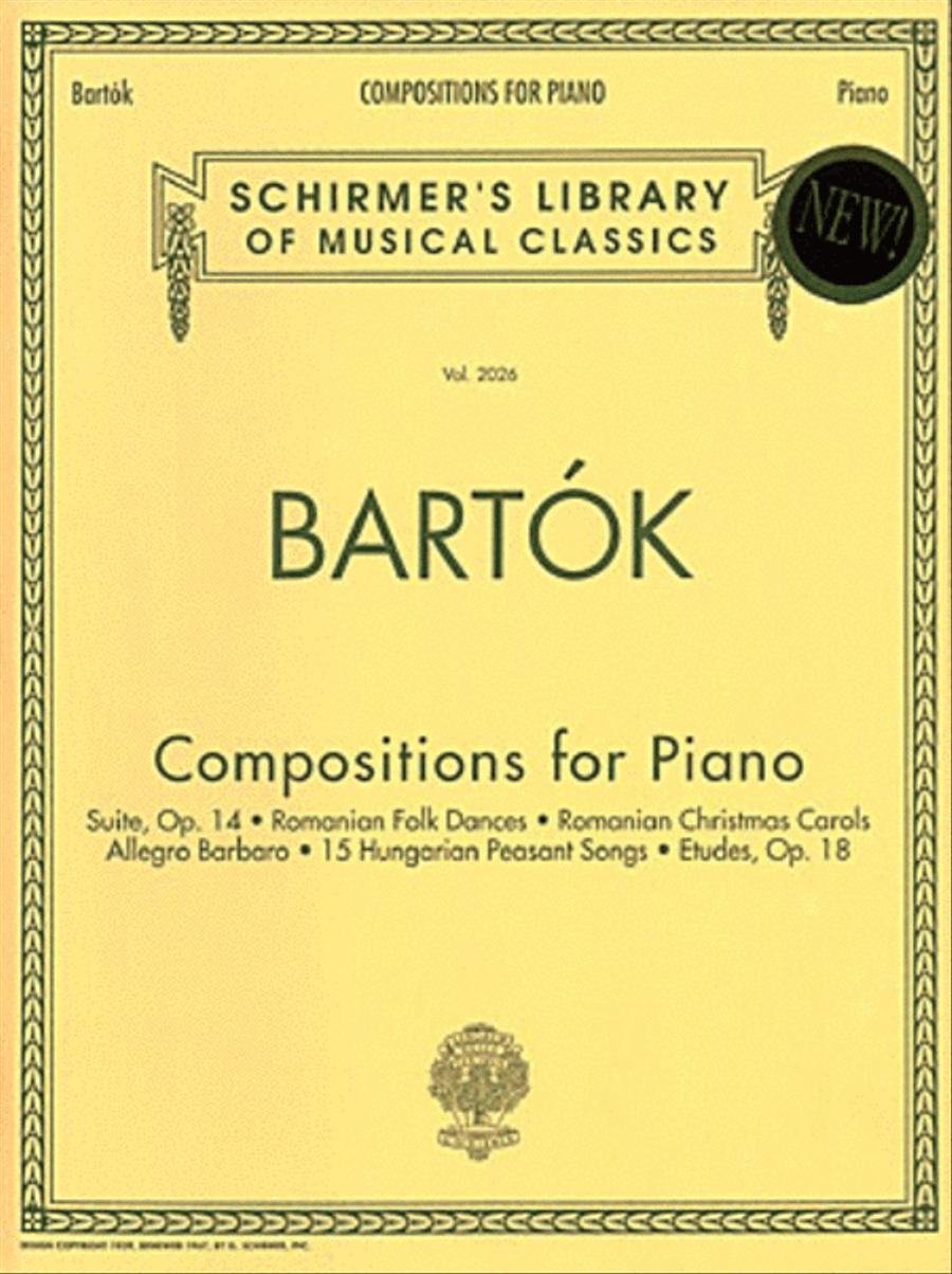 Compositions for Piano Compositions for Piano Piano Solo scores gallery preview page 1