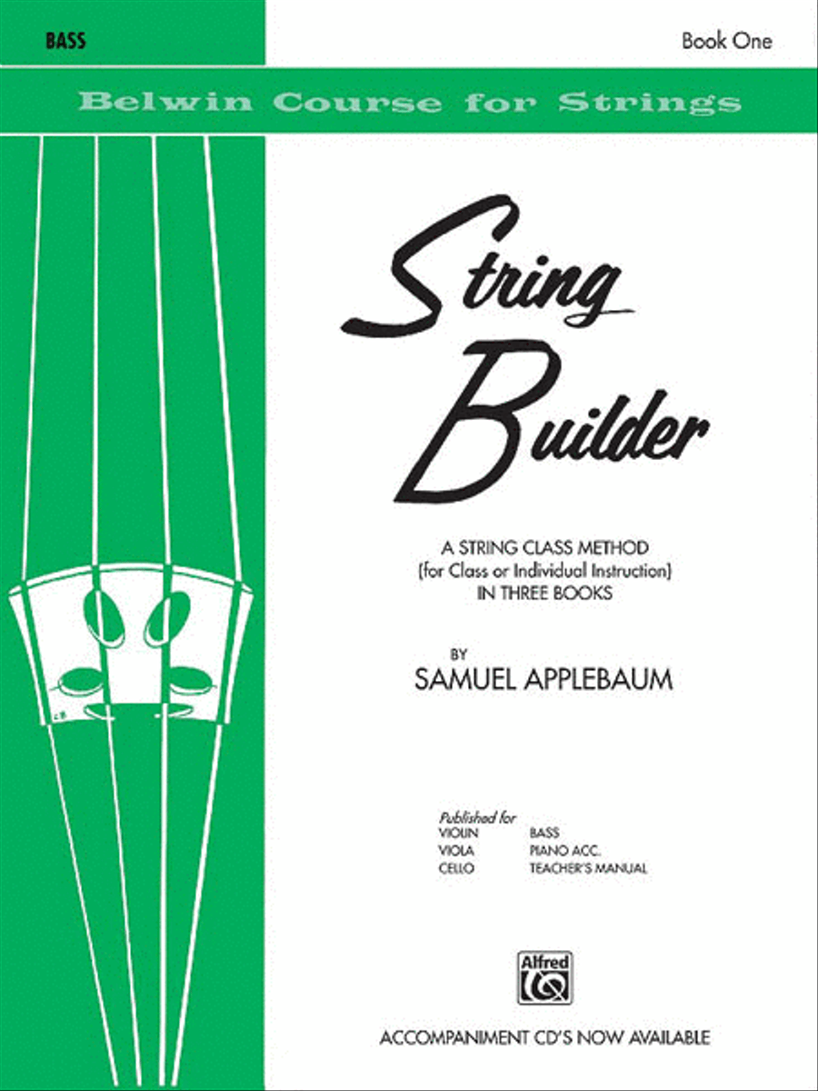String Builder, Book 1 Chamber Orchestra scores gallery preview page 1