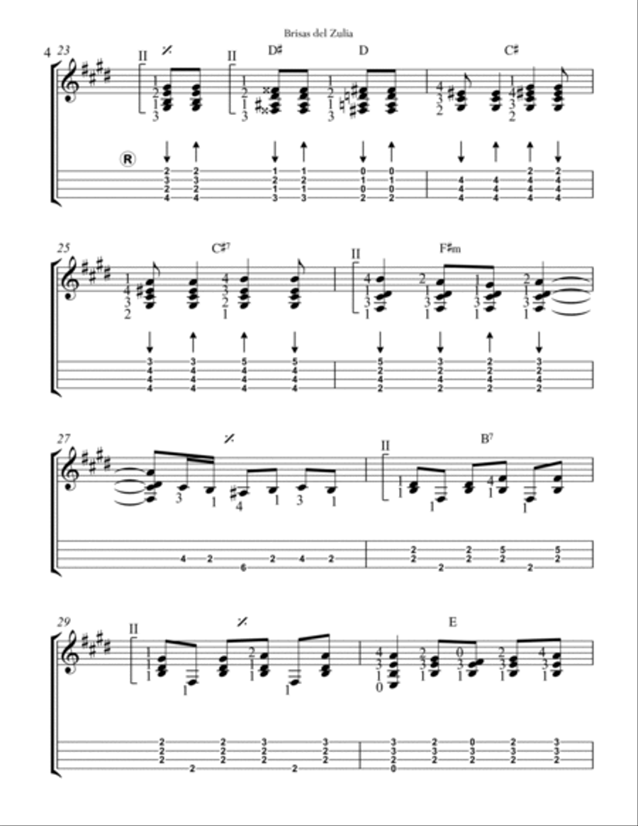 Brisas del Zulia Chamber Music scores gallery preview page 4
