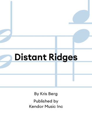 Book cover for Distant Ridges