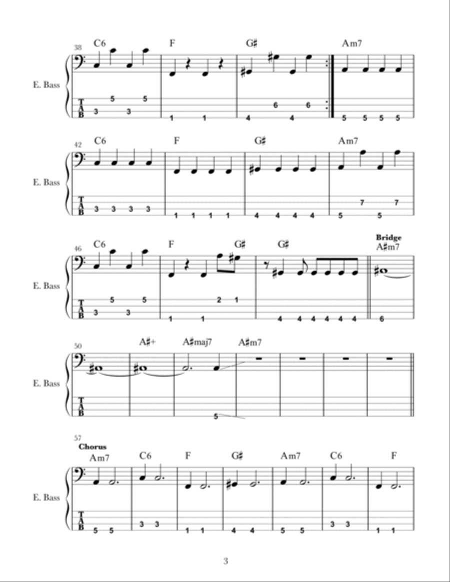 Hayloft Bass Guitar scores gallery preview page 3