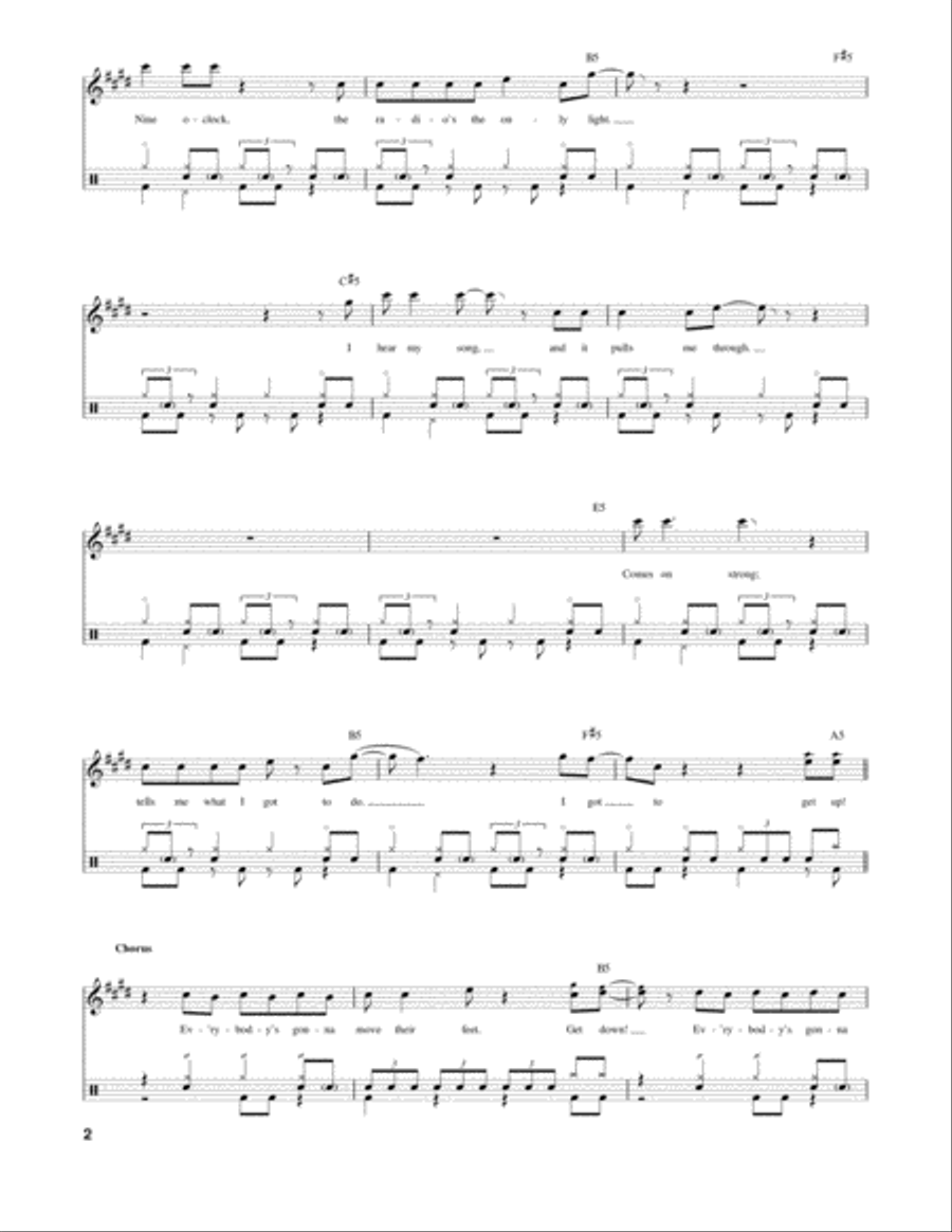 Detroit Rock City Drum Set scores gallery preview page 2