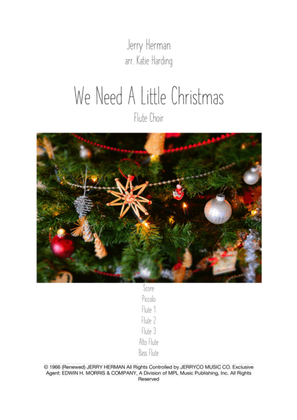 Book cover for We Need A Little Christmas