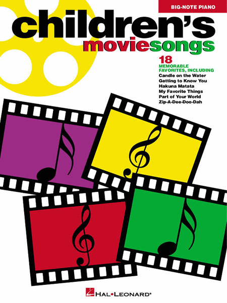 Children's Movie Songs - Easy Piano