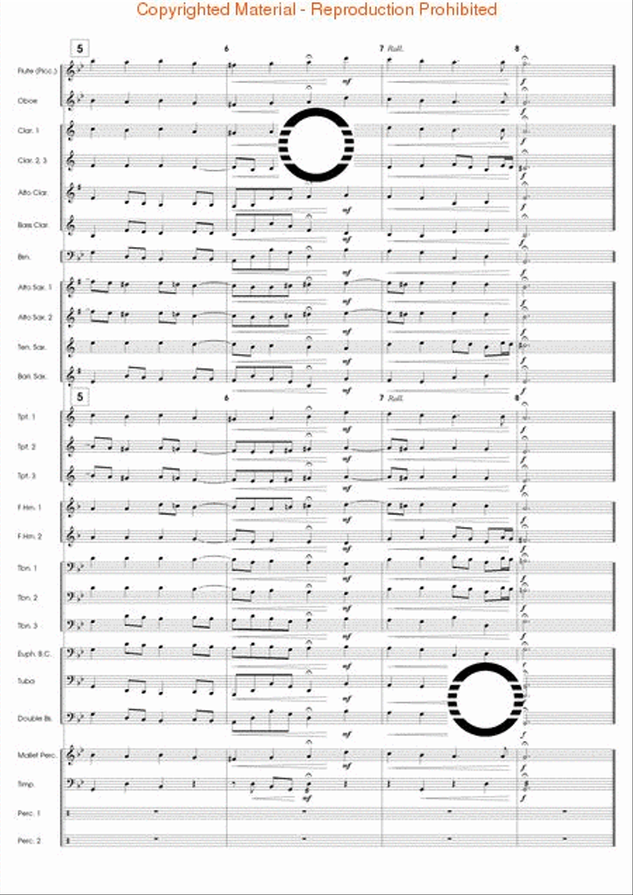 Articulation Studies Concert Band scores gallery preview page 18