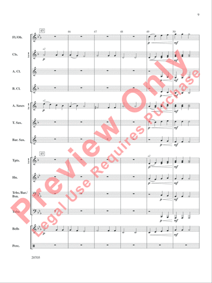 Alpha Squadron Alpha Squadron Concert Band scores gallery preview page 10