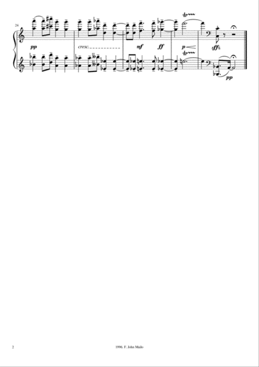 Cat Suite for Solo Piano Piano Solo scores gallery preview page 2