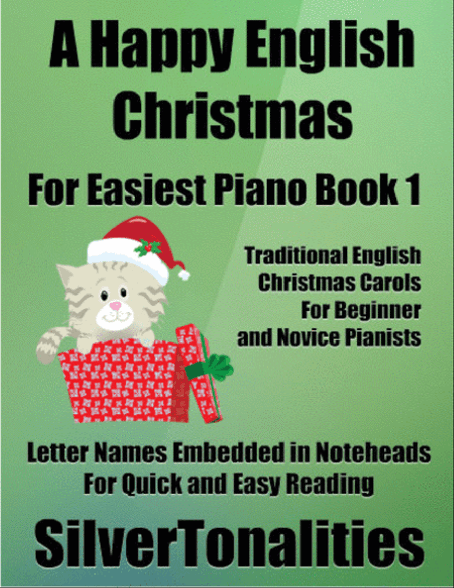 A Happy English Christmas for Easiest Piano Book 1 Easy Piano scores gallery preview page 1