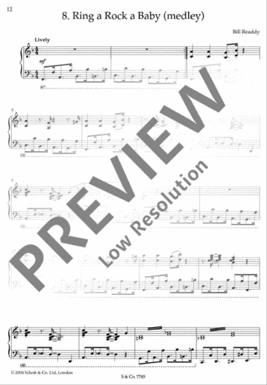 Twinkle, Twinkle Jazzy Star Piano Solo scores gallery preview page 13