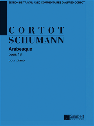 Book cover for Arabesque Opus 18 (Cortot)