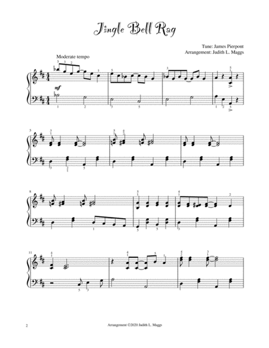 Jingle Bell Rag - Intermediate Piano image number null