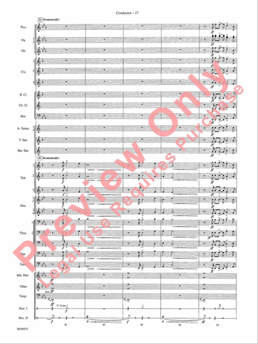 Angels, from the Realms of Glory Concert Band scores gallery preview page 20