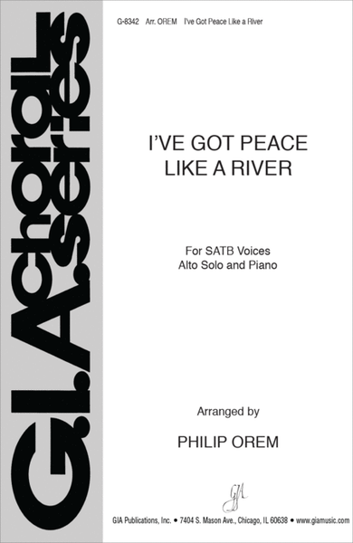 I've Got Peace like a River image number null