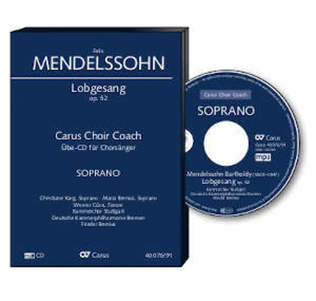 Book cover for Mendelssohn: Hymn of Praise. Carus Choir Coach