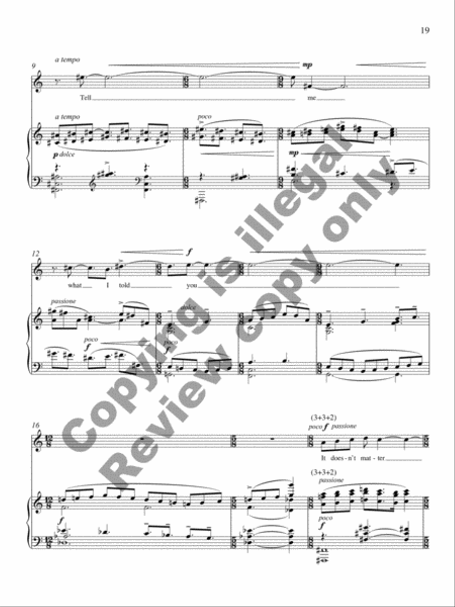 Songs for Mezzo-Soprano Songs for Mezzo-Soprano Mezzo-Soprano Voice scores gallery preview page 12