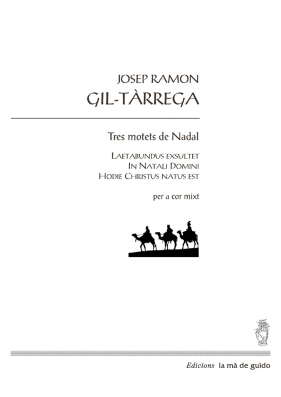 Tres motets de Nadal 4-Part scores gallery preview page 1