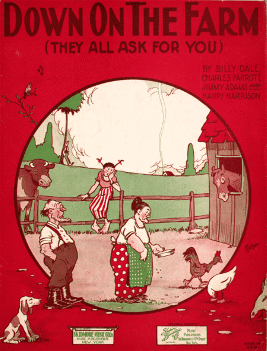 Down on the Farm (They All Ask For You) Voice scores gallery preview page 1