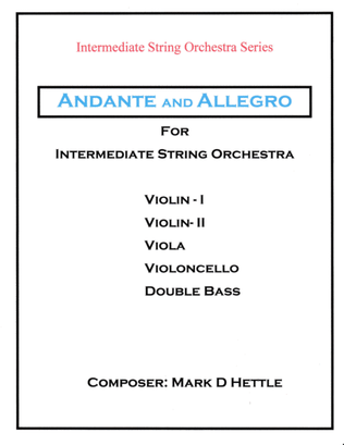 Andante and Allegro for Intermediate String Orchestra
