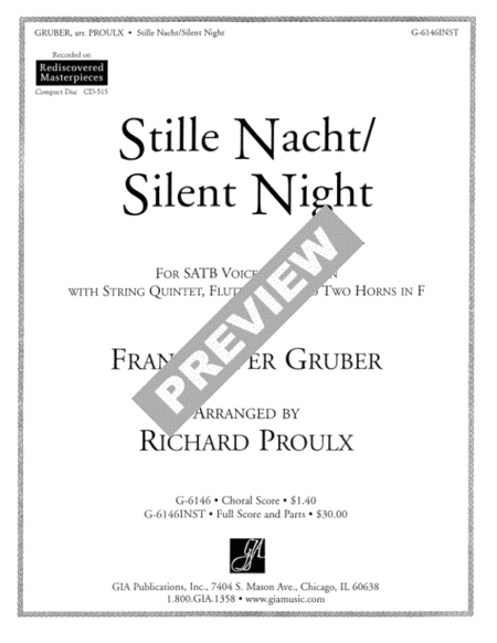 Stille Nacht - Full Score
