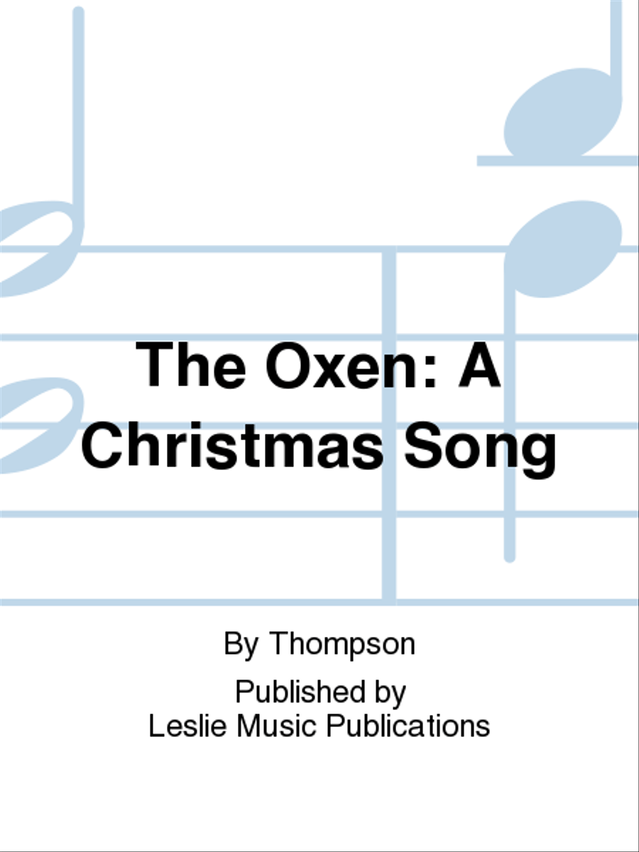 The Oxen: A Christmas Song Voice Solo scores gallery preview page 1