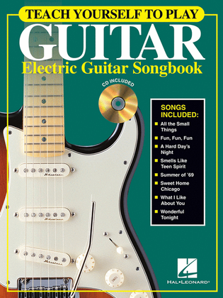 Book cover for Teach Yourself to Play Guitar - Electric Guitar Songbook