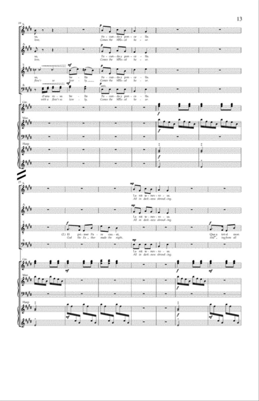 Carols and Lullabies (Full Score) Choir scores gallery preview page 21