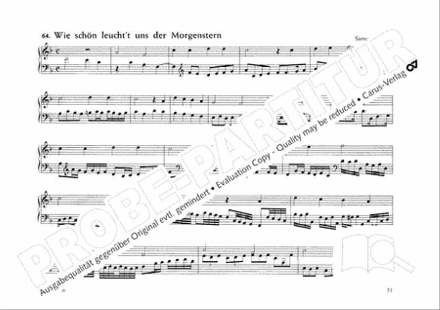 Orgelschule Organ scores gallery preview page 53