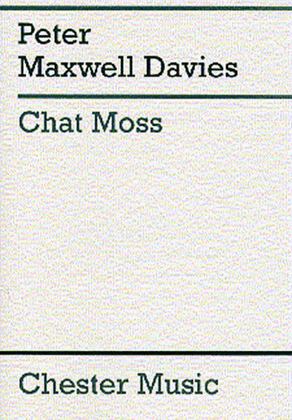 Book cover for Peter Maxwell Davies: Chat Moss