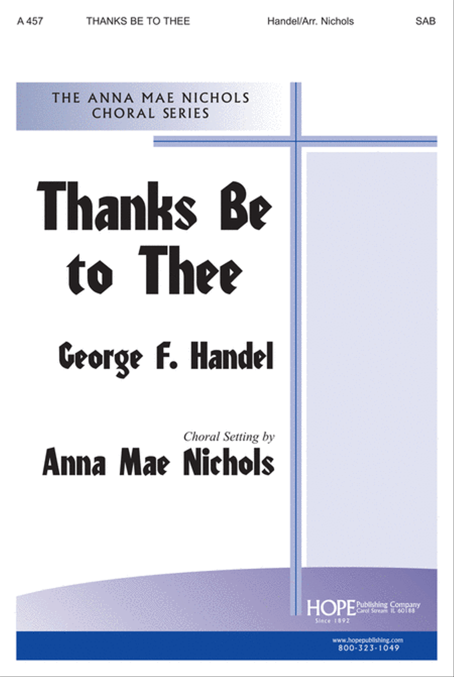 Thanks Be to Thee 3-Part scores gallery preview page 1