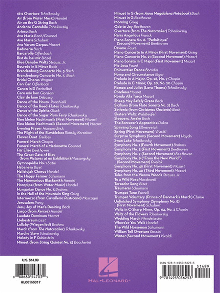 101 Classical Themes for Clarinet Clarinet Solo scores gallery preview page 6