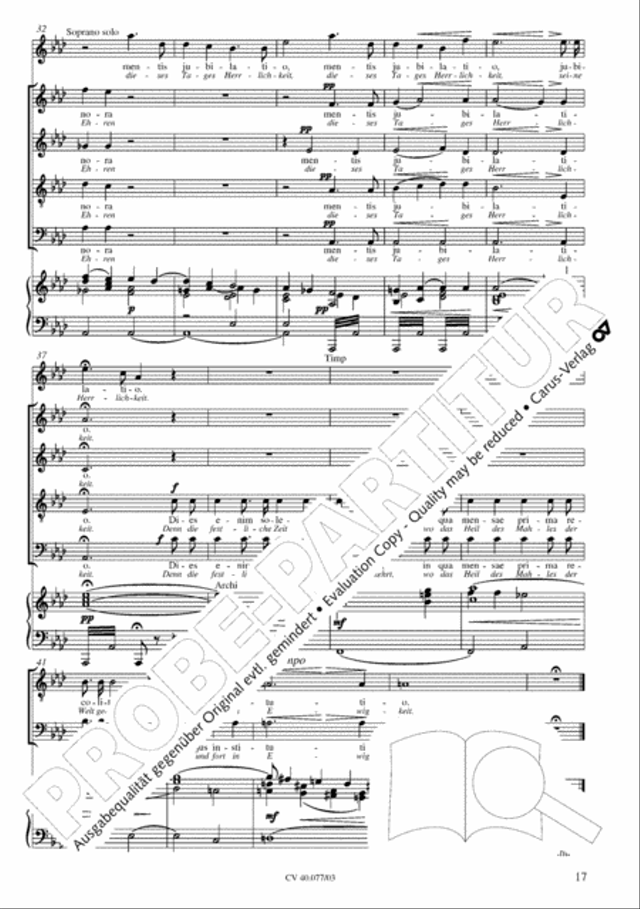 Lauda Sion 4-Part scores gallery preview page 22