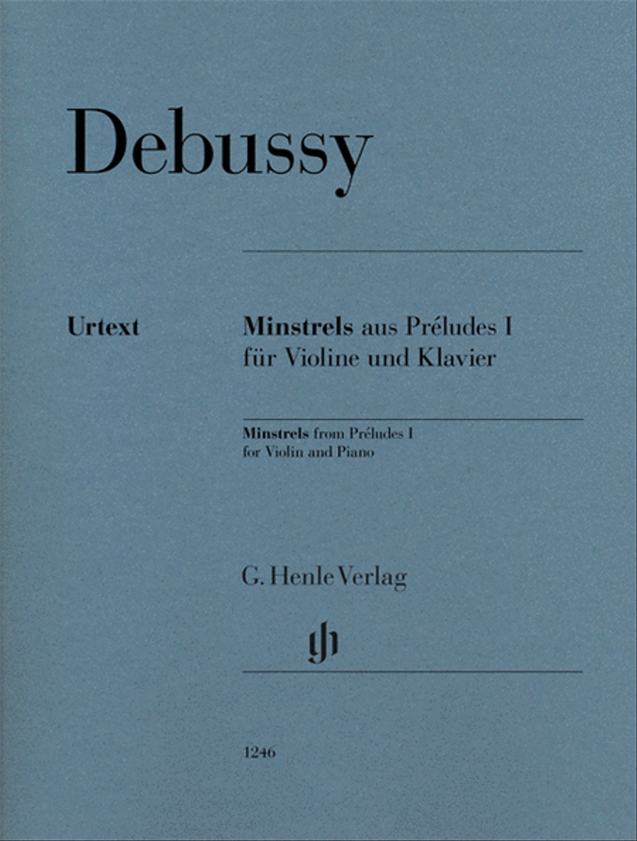 Minstrels from Préludes I Violin Solo scores gallery preview page 1