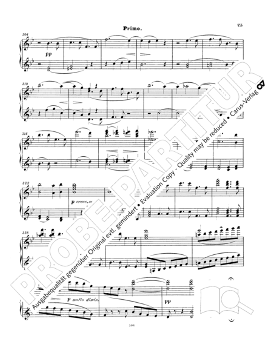 Ein Deutsches Requiem (German Requiem) Piano Duet scores gallery preview page 34