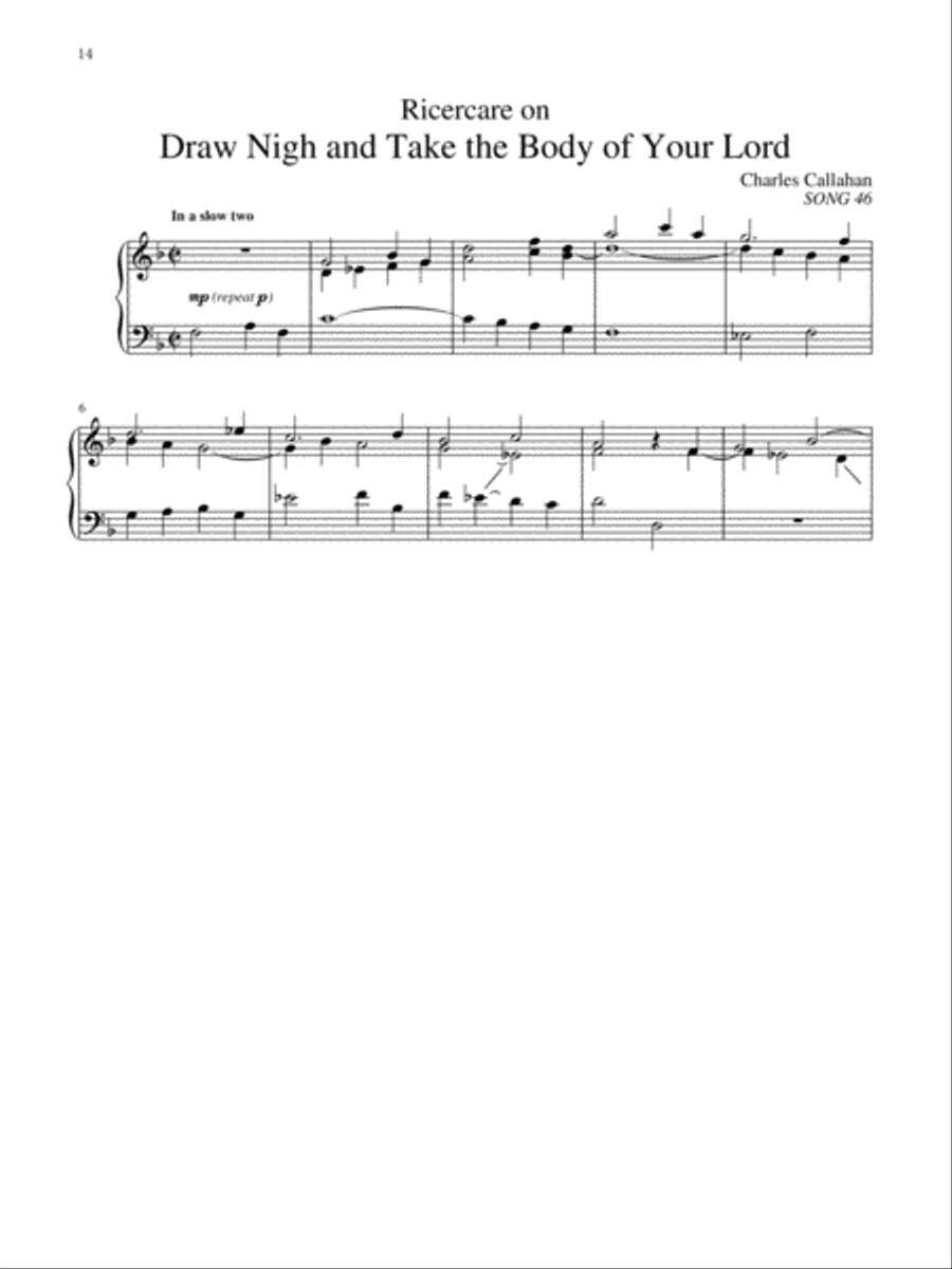 Communion Music for Manuals, Set 2 image number null