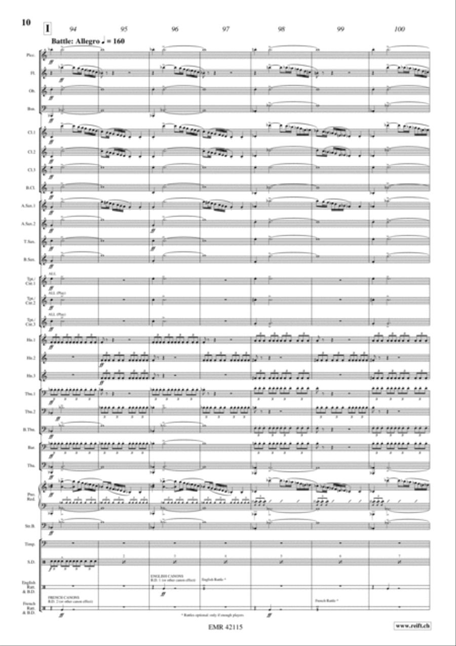 Wellington's Victory Concert Band scores gallery preview page 11